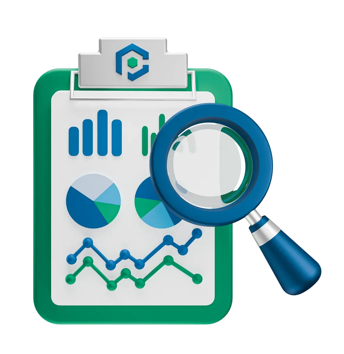 3D illustration of assurance and compliance assessments delivered through CyPro Labs