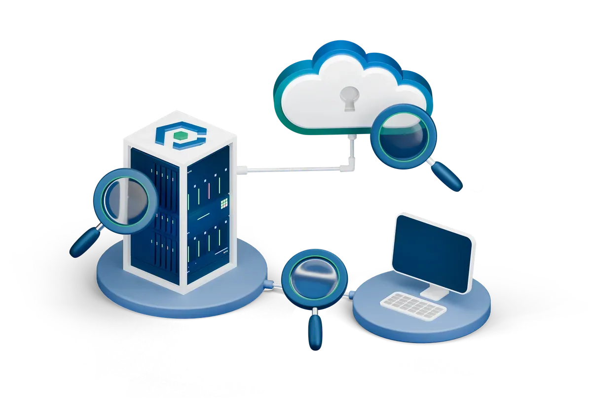 3D illustration of threat and exposure assessment delivered through CyPro Labs