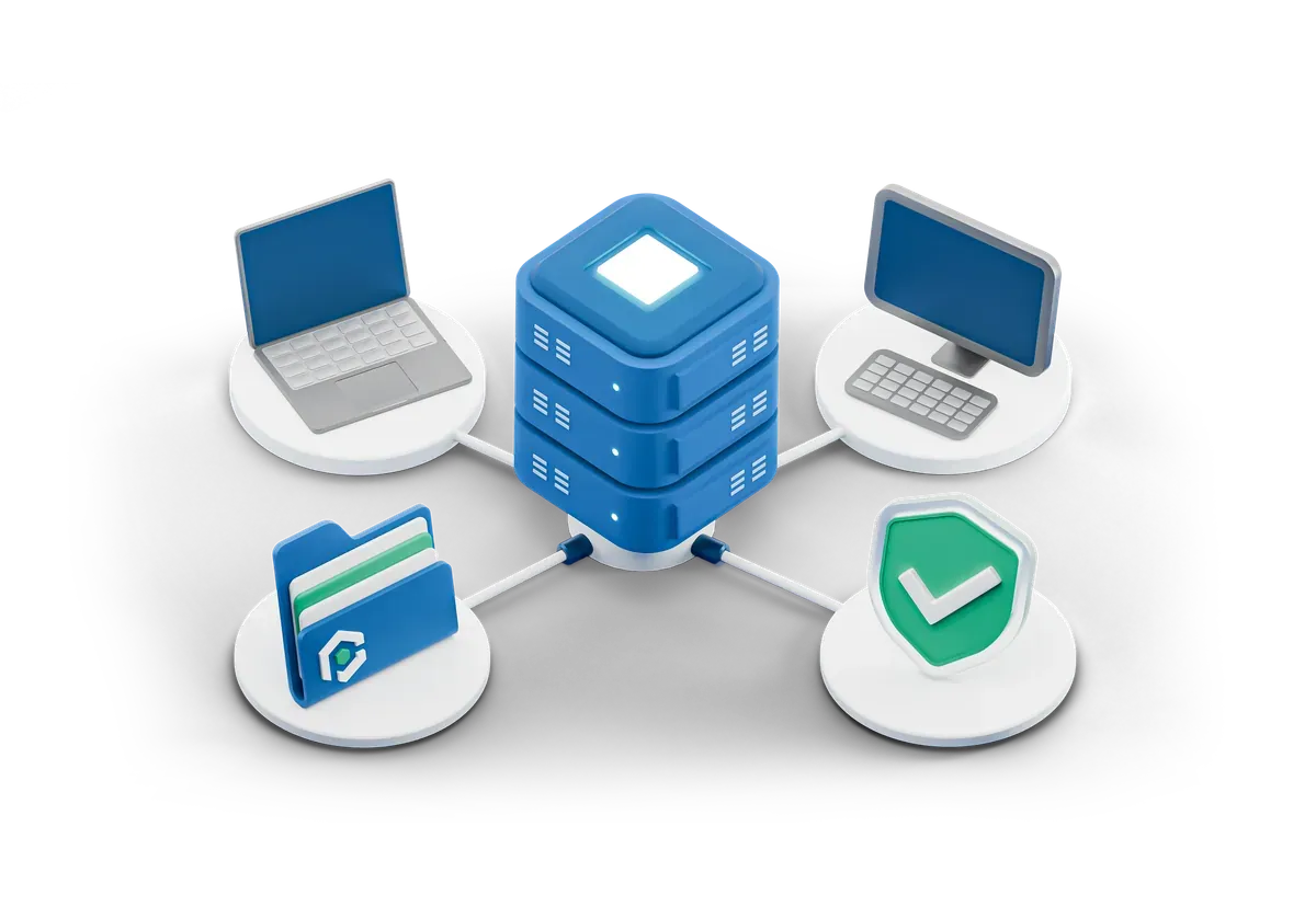 3D illustration of the connected capabilities CyPro Labs brings to every engagement
